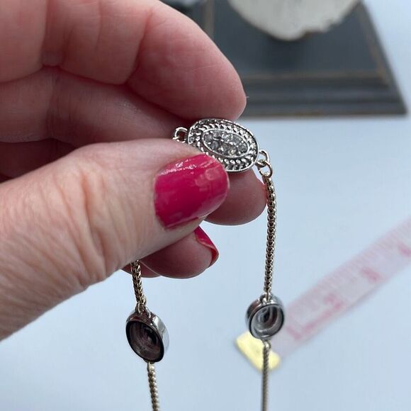 NWT MX Signature Gold Plated choker with CZ pendants - Picture 7 of 8